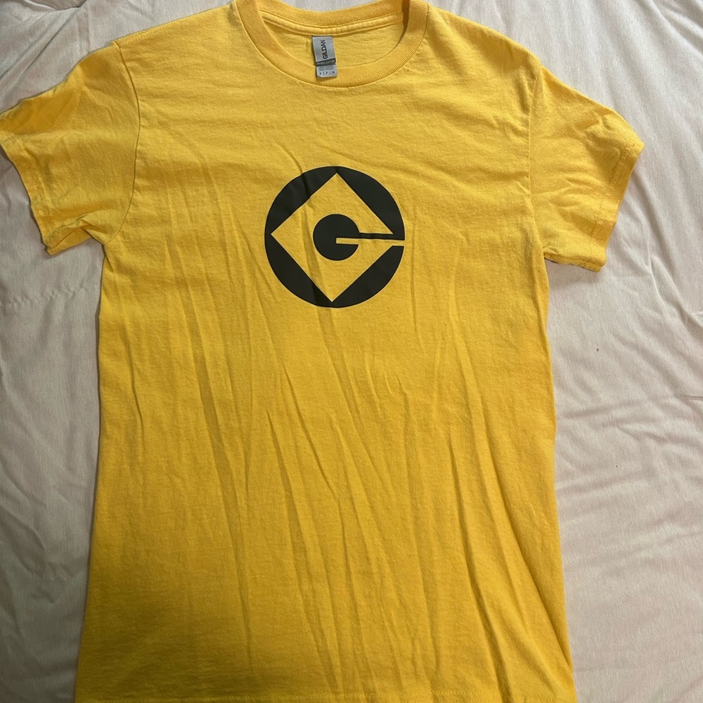Yellow T-Shirt with Black Logo